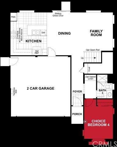 This home includes Bedroom 4 on the 1st floor.