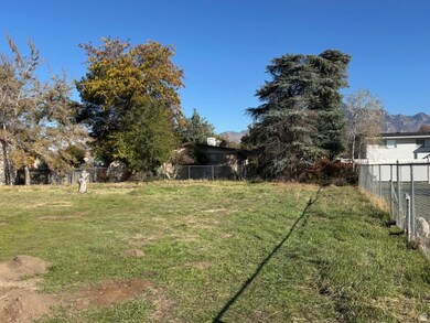 View of yard with a mountain view