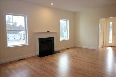 Living room with gas fireplace