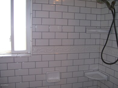 Detail of shower tile