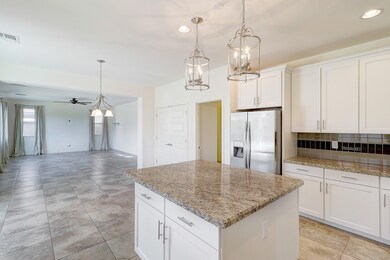 Kitchen relationship to family room