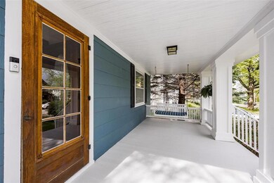 Covered front porch