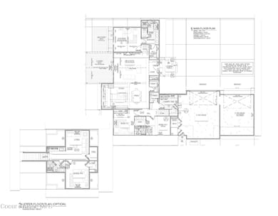 MAIN AND UPPER FLOOR PLAN
