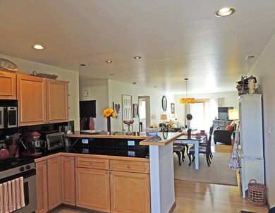 Kitchen, dining & living