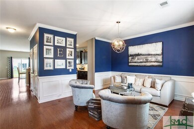 View towards kitchen and dining. Family room- open