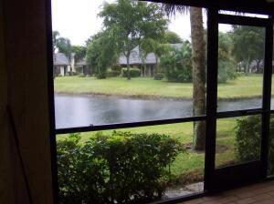 screened porch view