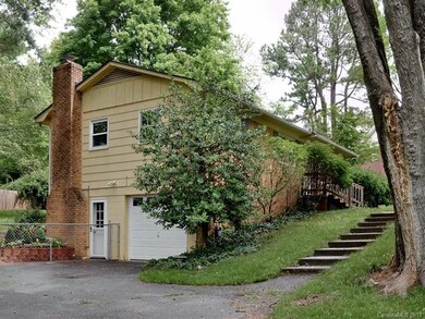 Drive in single car garage on lower level
