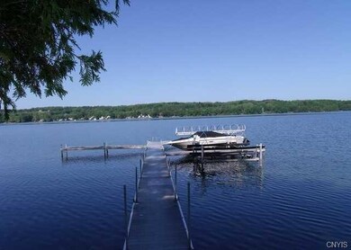 One of two waterfront docks for owner use.