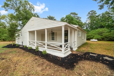 Welcoming covered front porch