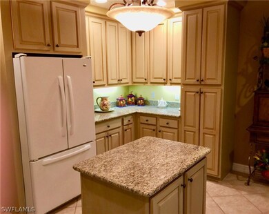 Large Kitchen with island and back counters