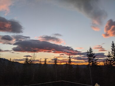 deck view to west with sunset
