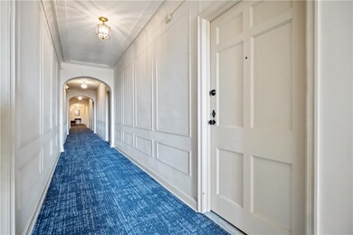 Hallway and unit door.
