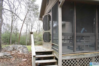 View off porch of opposite side of home.