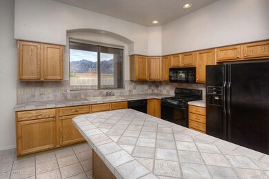 Kitchen with Mountain Views