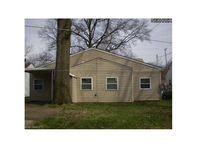 rear view of house and rear yard(fenced yard.)