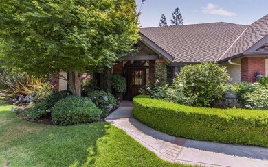 Mature landscape, well manicured front lawn