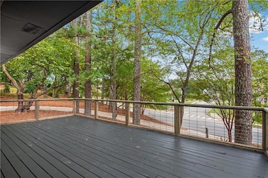 Front porch deck view