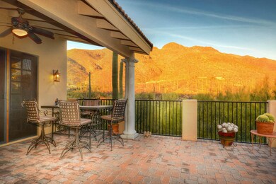 Covered Patio with Mountain Views