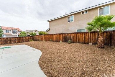 Large backyard and patio.  Plus there is potential