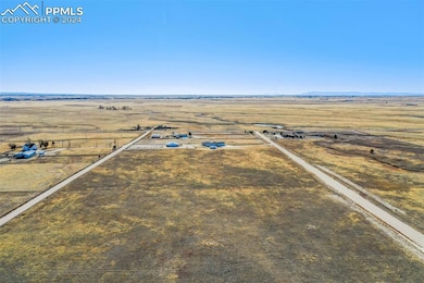 Aerial view with a rural view