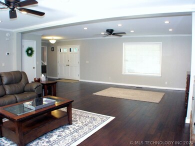 The homeowners removed the wall dividing the two l