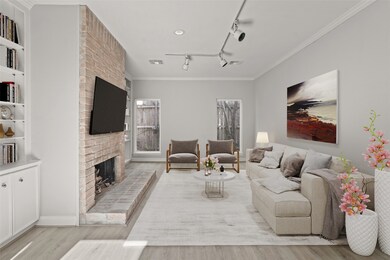 Furniture in this photo is virtually staged