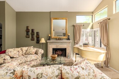 Fireplace in greatroom