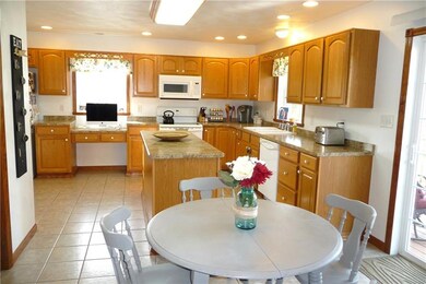 Wonderful kitchen with island, huge pantry, cerami