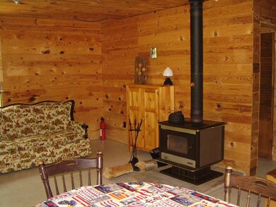Wood Stove in Living Room Area