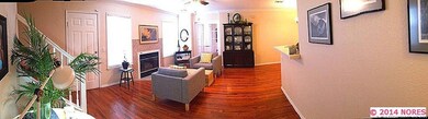 Panoramic view of living room