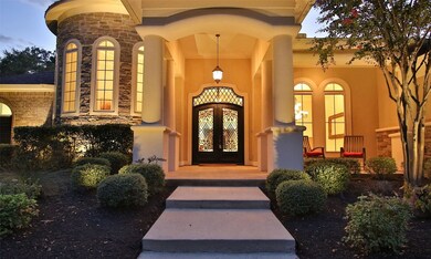 Gorgeous picture of the front porch. Plenty of room for your outdoor furniture. Beautiful double doors to welcome your guests.