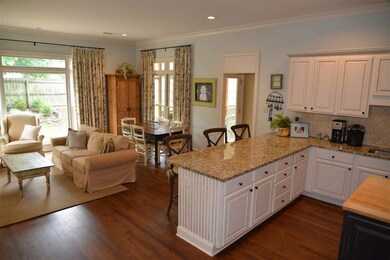 View of spacious kitchen and keeping room.