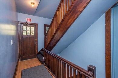 The front entry shown here leads to three of the a