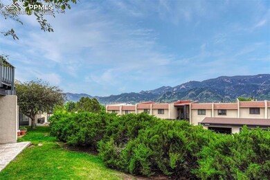 Mountain range views and a peak at Garden of the Gods too!
