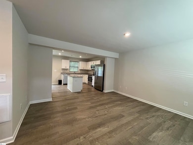 Looking straight upon entering home