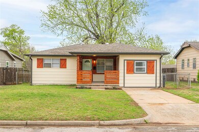 View of front of property featuring covered porch,