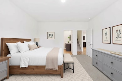 Virtual Staging of the Primary Bedroom