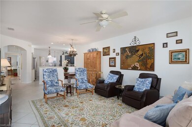 Living area looking back toward kitchen and second