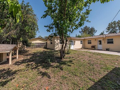 Backyard view- Backyard completely fenced
