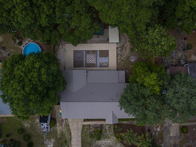 Overhead View with backyard