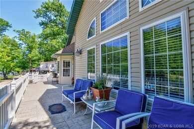 The front porch is perfect for enjoying those quie