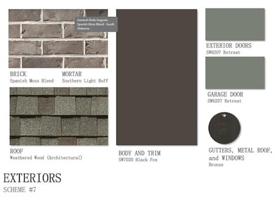 Exterior color scheme