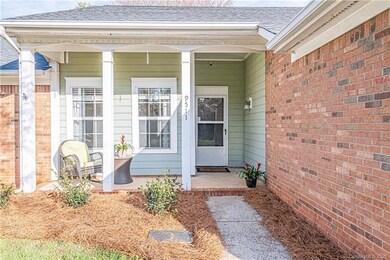 Front Porch with New Landscaping!