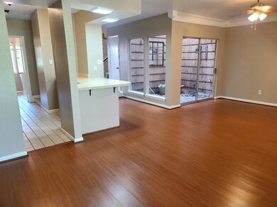 Dining, Living, Kitchen, Atrium View