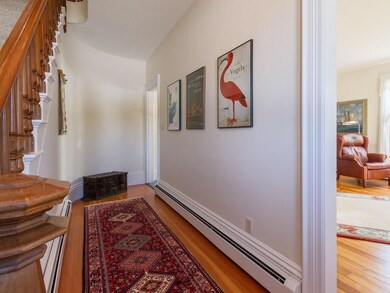Entry Hall; Living room on right