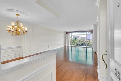 Hardwood Flooring, Custom Chandelier With Medallio