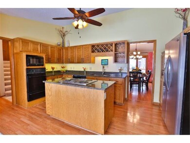 Bright eat-in kitchen with bay window, lots of sto