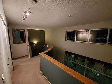 great view from the loft hallway.