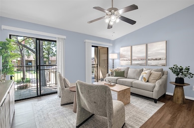 Large living room with plenty of natural lighting
