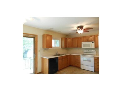 Kitchen complete with appliances.
